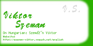 viktor szeman business card